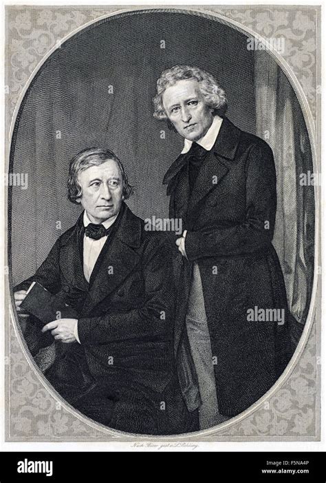 Brothers Grimm Wilhelm Grim 1786 1859 Left And Jacob Grimm 1785