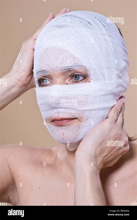 Bandaged face hi-res stock photography and images - Alamy