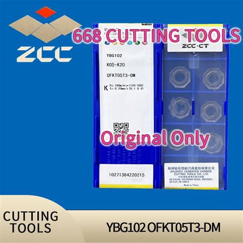 Original Zcc Ct Carbide Inserts Ofkt T Dm Yb Ybd Ybg Ybg