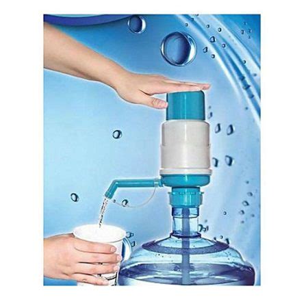 Item U Manual Water Pump Dispenser For Water Cans White Blue Online