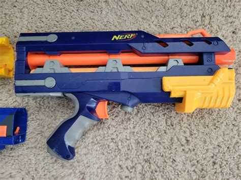 Nerf N Strike Elite Longshot Cs 6 Blue 2006 Hasbro C 086d 57 Off