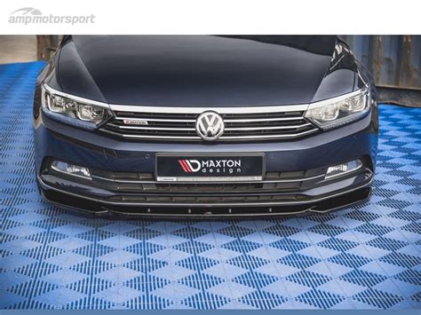 Spoiler Lip Dianteiro Descontinuado Vw Passat B Preto Fosco