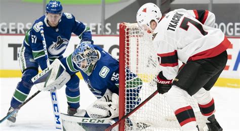 Thatcher Demko makes 42 saves to lead Canucks past Senators