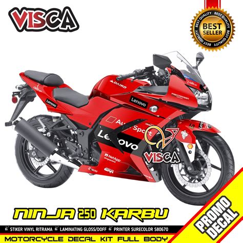 Jual Decal Ninja 250 Karbu Full Body Stiker Ninja 250 Karbu Full Body