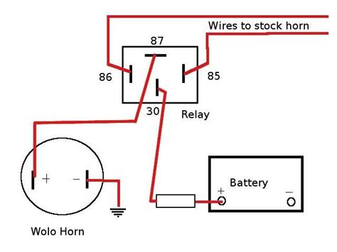 Horn Relay Wiring Diagram 3 Pin