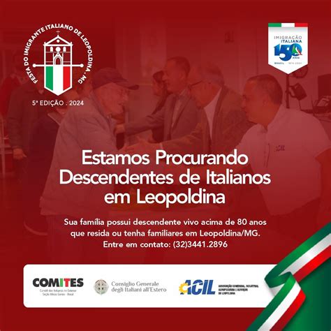 festa dos descendentes de imigrantes italianos em leopoldina