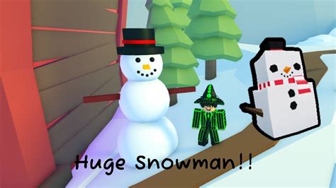 How To Get Huge Snowman In Pet Sim X Youtube