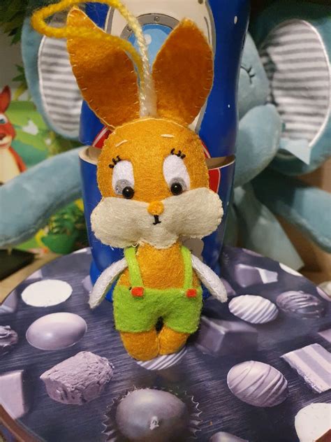 Елочная игрушка "кролик" – купить онлайн на Ярмарке Мастеров – RXU7WRU ...