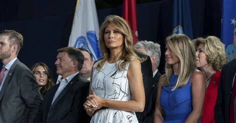 Le Président Américain Donald Trump Et La Première Dame Melania Trump