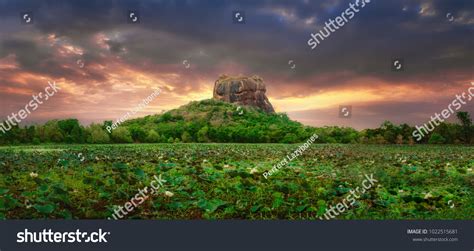 Amazing Sunset View Lion Rock Ancient Stock Photo 1022515681 | Shutterstock