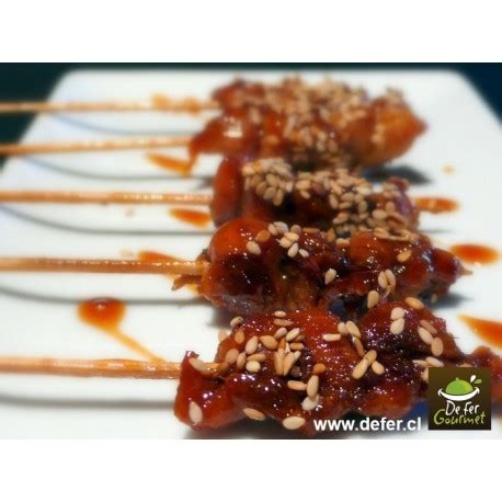 Cockteleria Y Banqueteria Defer Brochetas De Pollo Teriyaki