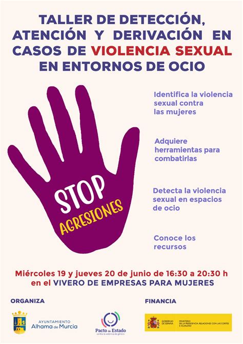 Taller De Detección De Violencia Sexual En Entornos De Ocio Siete Días Alhama