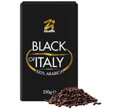 Caf En Grain Arabica Black Of Italy G Zicaff