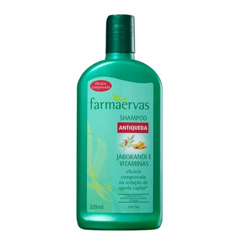 Shampoo Antiqueda 320ml Jaborandi E Vitaminas Farmaervas Shopee Brasil