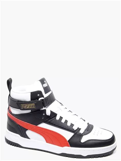 Puma Puma Black And Red High Top Trainers In Red Deichmann