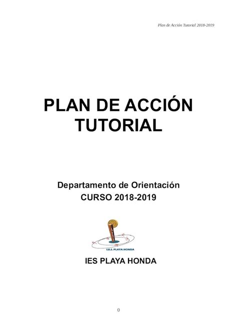 Pdf Plan De Acci N Tutorial Gobierno De Canarias Plan De Acci N