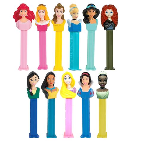 Pez Disney Princesses Collection Candy Dispenser 1 Piece Blister Pack