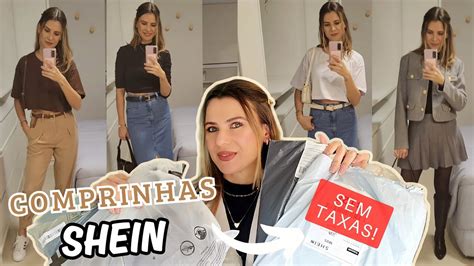 COMPRINHAS PERFEITAS DA SHEIN Alfaiataria Jeans Blazer Saias