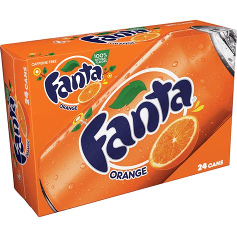 Fanta Orange Soda Cans 12 Fl Oz 24 Pack Fruit Flavors Carlie C S