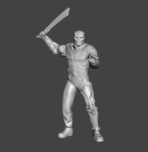 STL file JASON X UBER JASON MINIATURE MODEL HORROR FANTASY OR SCIFI ...