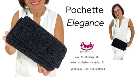 Tutorial Pochette Elegance Uncinetto Youtube