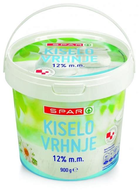 Kiselo vrhnje 12 m m Spar 900 g Akcija Njuškalo katalozi