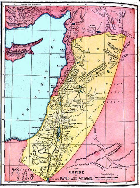 Maps Kingdom Of David And Solomon