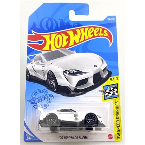 Xe mô hình Hot Wheels 1 64 20 Toyota GR Supra White 2021 HW Speed Graphics new Shopee