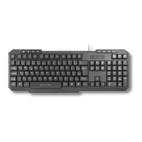 Teclado Multimidia Usb Slim Tc Preto Multilaser Multilaser