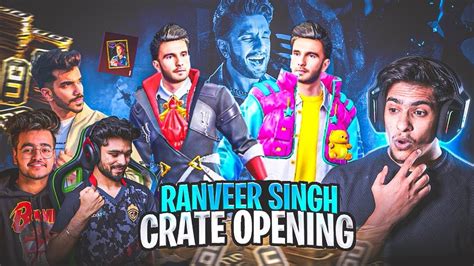 10000 Uc RANVEER SINGH CRATE OPENING MYTHIC VOICE PACK CRATE