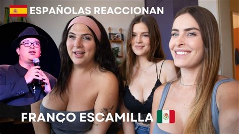 ESPAÑOLAS REACCIONAN A FRANCO ESCAMILLA NOVIOS VS CASADOS Teatro