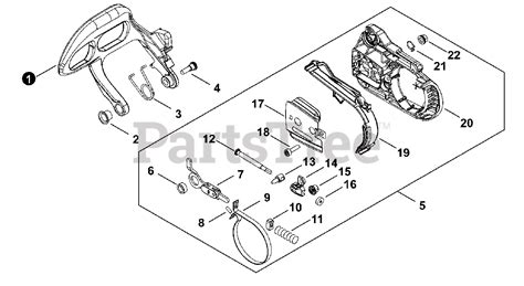 Echo Cs 2511 T Echo Chainsaw Sn C70215001001 C70215999999 Chain Brake Parts Lookup With