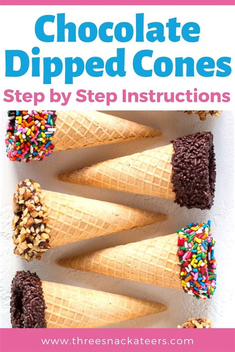 Easy Chocolate Coated Ice Cream Cones Artofit