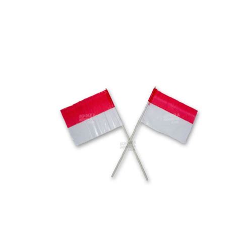 Jual Bendera Plastik Merah Putih Dengan Gagang Min Pcs Shopee