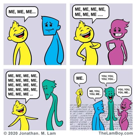 Comic Strip With Two Cartoon Characters Talking To Each Other And One