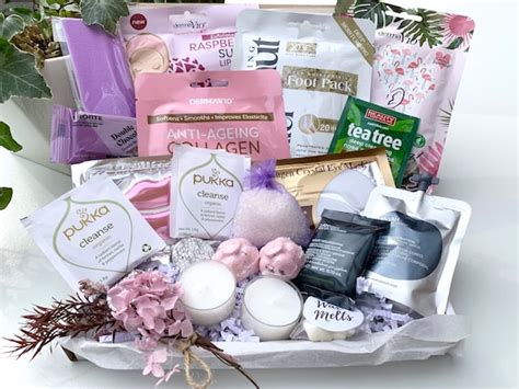 Ultimate Pamper Hamper Box For Her Spa Pamper Gift Sets For Etsy Uk