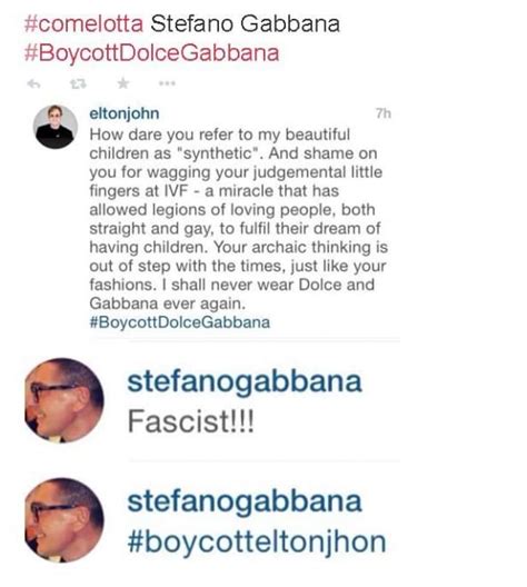 Elton John E Le Altre Star Contro Dolce E Gabbana Per Le Frasi Sulle Adozioni Gay Le Foto Oggi