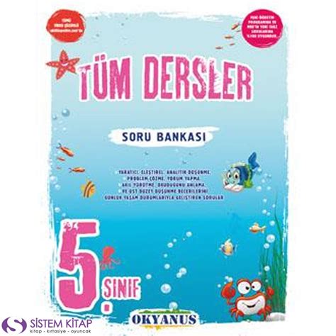 Okyanus Yayınları 5 Sınıf Tüm Dersler Soru Bankası Sistem Kitap