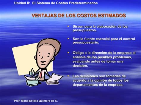 Costos Predeterminados Y Estimados Ppt