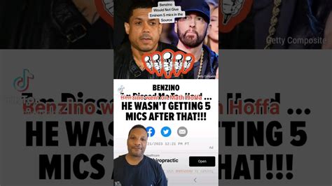 Benzino Would Not Give Eminem 5 Mics In Source Magazine After Diss