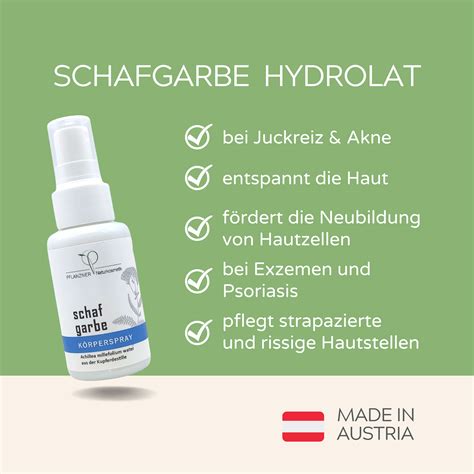 Schafgarbenhydrolat Körperspray PFLANZNER Naturkosmetik