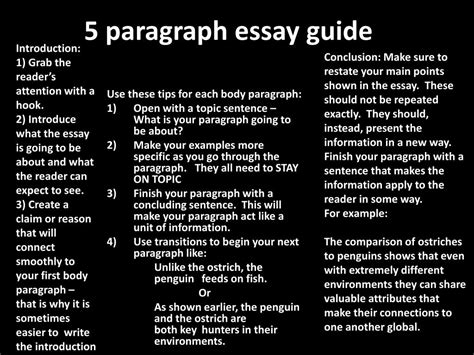 Ppt 5 Paragraph Essay Guide Powerpoint Presentation Free Download Id2664079