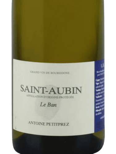 Antoine Petitprez Uliz Le Ban Saint Aubin Vivino Us