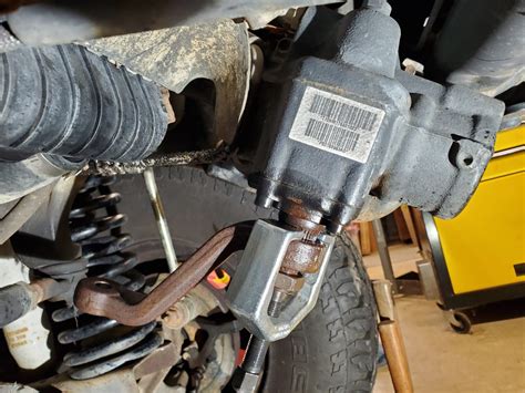 Replacing Steering Box Pitman Arm Removal Jeep Wrangler Tj Forum