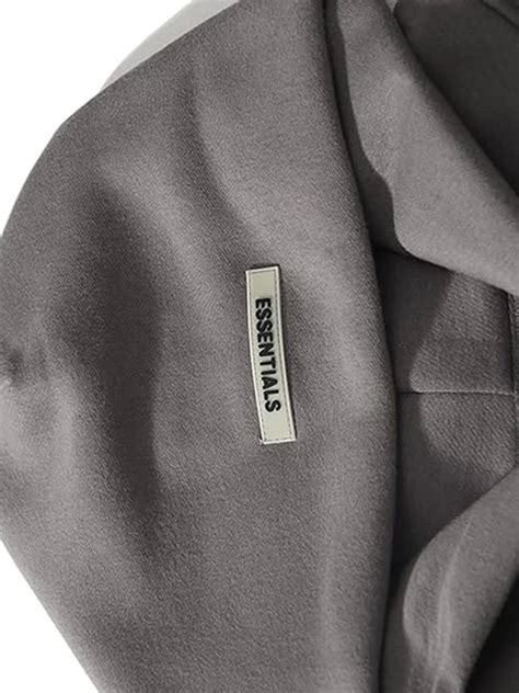 Fear Of God Grey Essentials Hoodie Jackets Junction