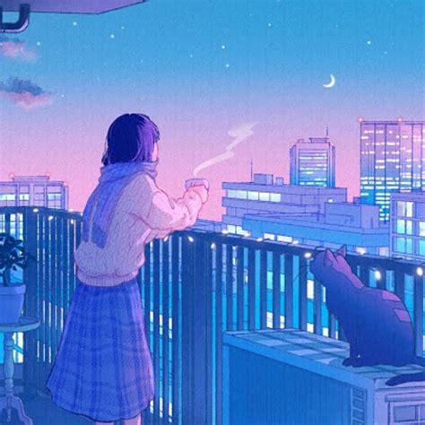 Neon Dreams Lofi Jazzhop Chill Mix Anime Art Beautiful