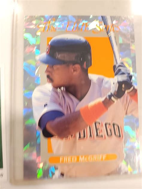 Donruss Elite Series Fred Mcgriff Oversized Card Ebay