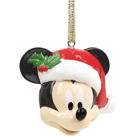 Disney Mickey Head Christmas Ornament Each Woolworths