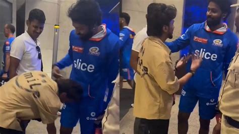 Hardik Pandyas Humble Act For A Fan Ahead Of Srh Vs Mi Clash Goes