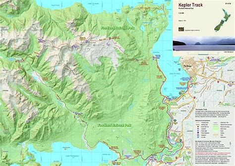 Kepler Track topographic map - NewTopo (NZ) Ltd